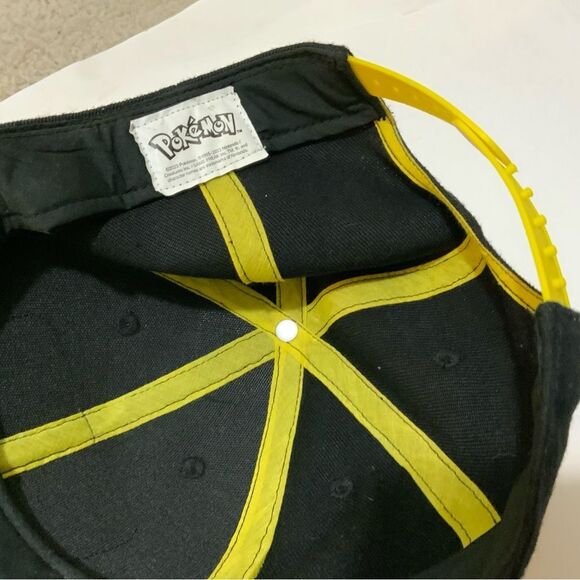 Pokemon Pikachu  Yellow Black  Men's Hat Cap Snapback Adjustable - Picture 3 of 4